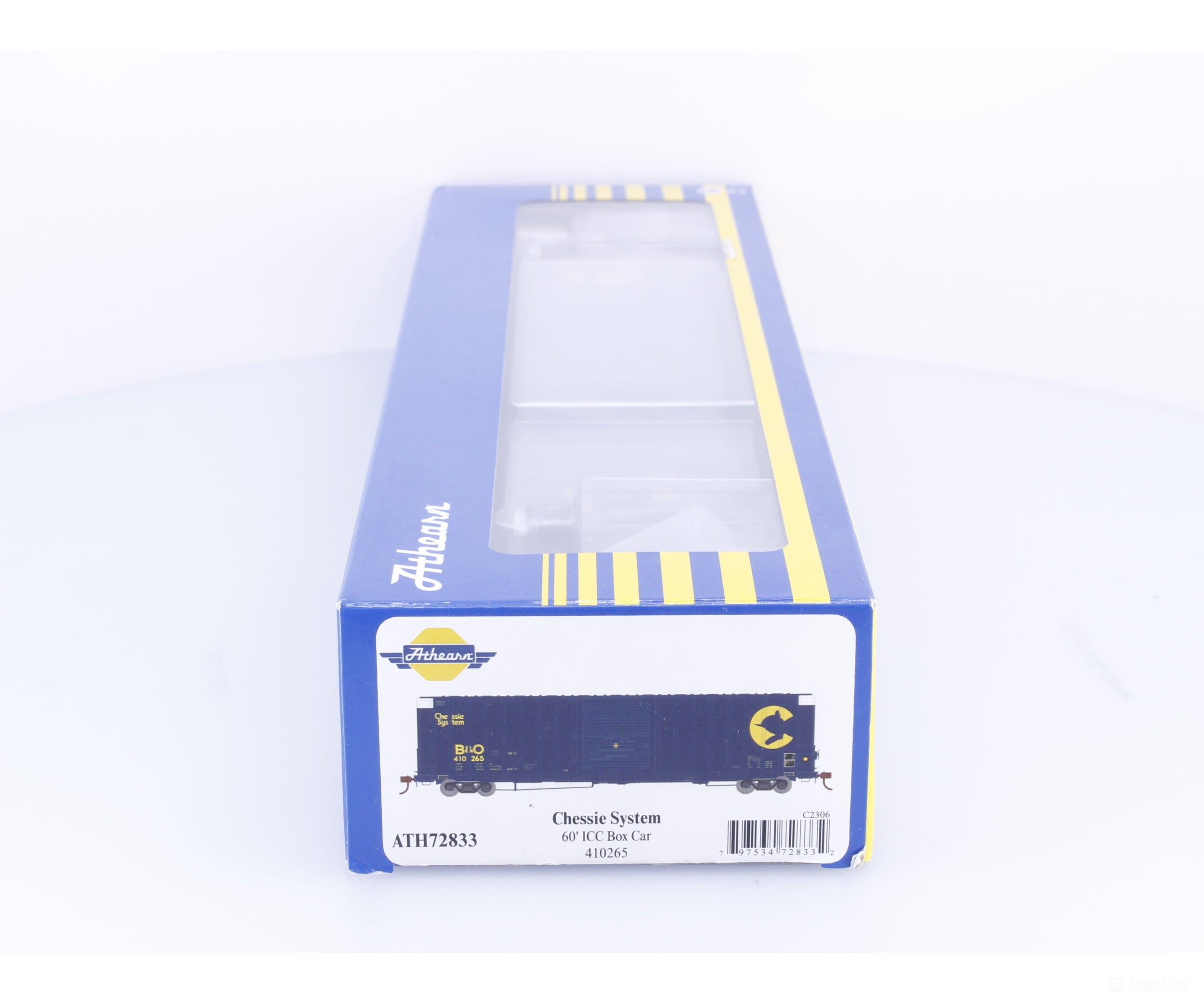 Athearn ATH72833 HO 60’ ICC Box Car Chessie System Baltimore and Ohio (BO) 410265 - Freight Cars