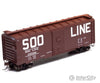 Athearn Ath73532 Ho 40 Foot Box Car With Youngstown Door Soo Line 137190 Freight Cars