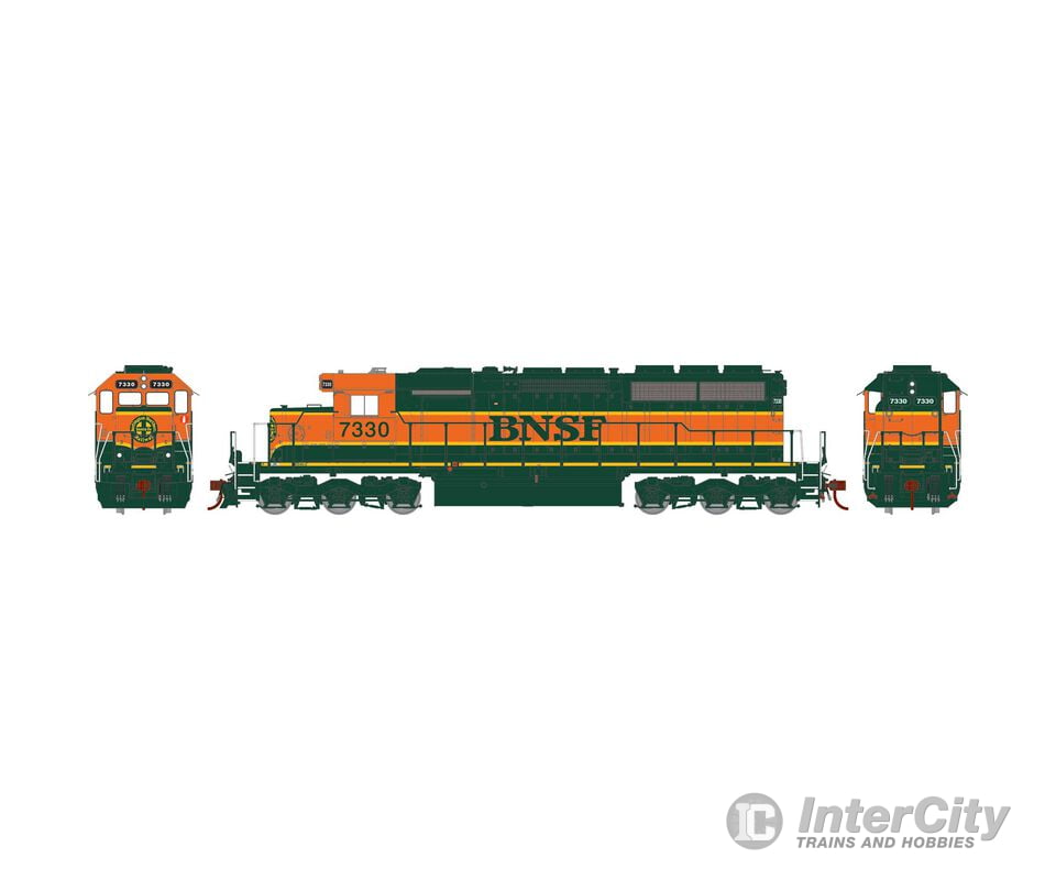 Athearn ATH73630 HO SD40-2 Locomotive BNSF / Rebuilt #7330 Locomotives