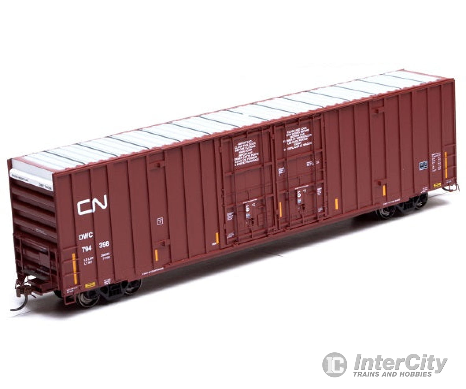 Athearn Ath75040 Ho 60 Foot Gunderson Double Door Box Car Canadian National 794398 Freight Cars