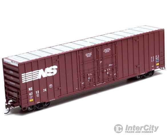 Athearn Ath75042 Ho 60 Foot Gunderson Double Door Box Car Norfolk Southern 471274 Freight Cars