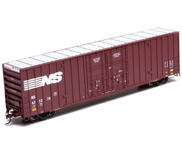 Athearn Ath75042 Ho 60 Foot Gunderson Double Door Box Car Norfolk Southern 471274 Freight Cars