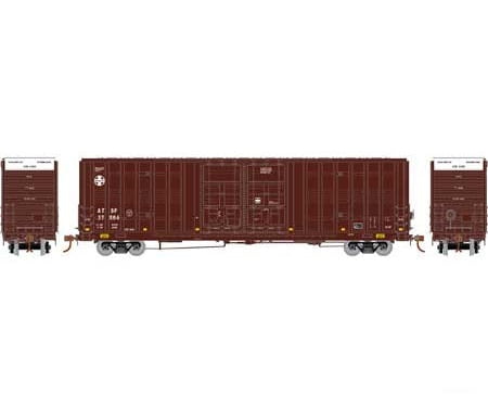 Athearn Ath75103 Ho 60 Foot Berwick Double Door Box Car Santa Fe 37564 Freight Cars