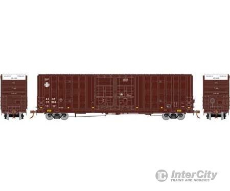 Athearn Ath75103 Ho 60 Foot Berwick Double Door Box Car Santa Fe 37564 Freight Cars