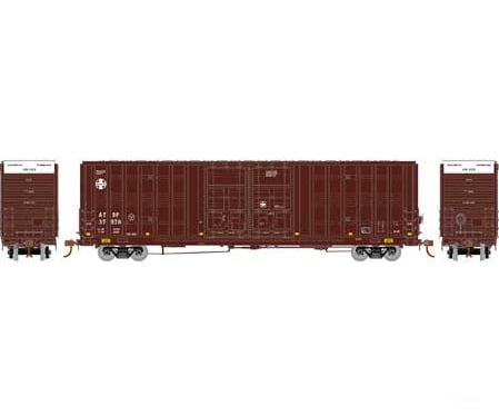 Athearn Ath75104 Ho 60 Foot Berwick Double Door Box Car Santa Fe 37570 Freight Cars