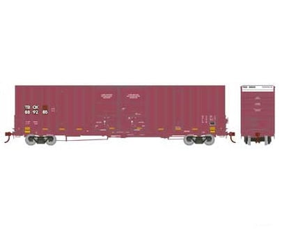 Athearn Ath75124 Ho 60 Foot Berwick Double Door Box Car Gunderson Dd Hc Tbox/Ttx/Patched #1 Grimed