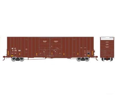 Athearn Ath75148 Ho 60 Foot Gunderson Double Door Box Car Dd Hi-Cube Wc 22368 Freight Cars