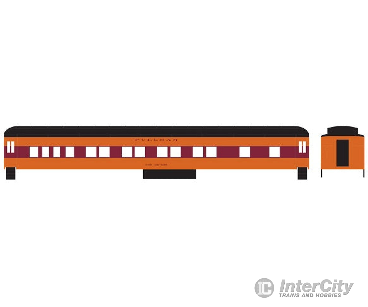 Athearn Ath79458 Ho Heavy Weight Passenger Cars Milwaukee Road Heavywieght Pullman Des Moines