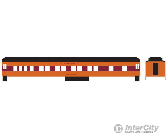Athearn Ath79458 Ho Heavy Weight Passenger Cars Milwaukee Road Heavywieght Pullman Des Moines