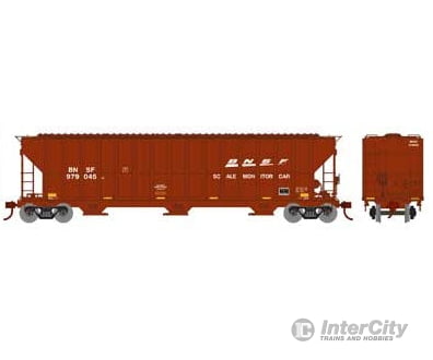 Athearn Ath81503 Ho Fmc 4700 Covered Hopper Bnsf/Scale 979045 Freight Cars