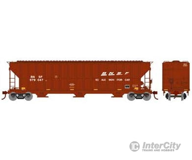 Athearn Ath81504 Ho Fmc 4700 Covered Hopper Bnsf/Scale 979047 Freight Cars
