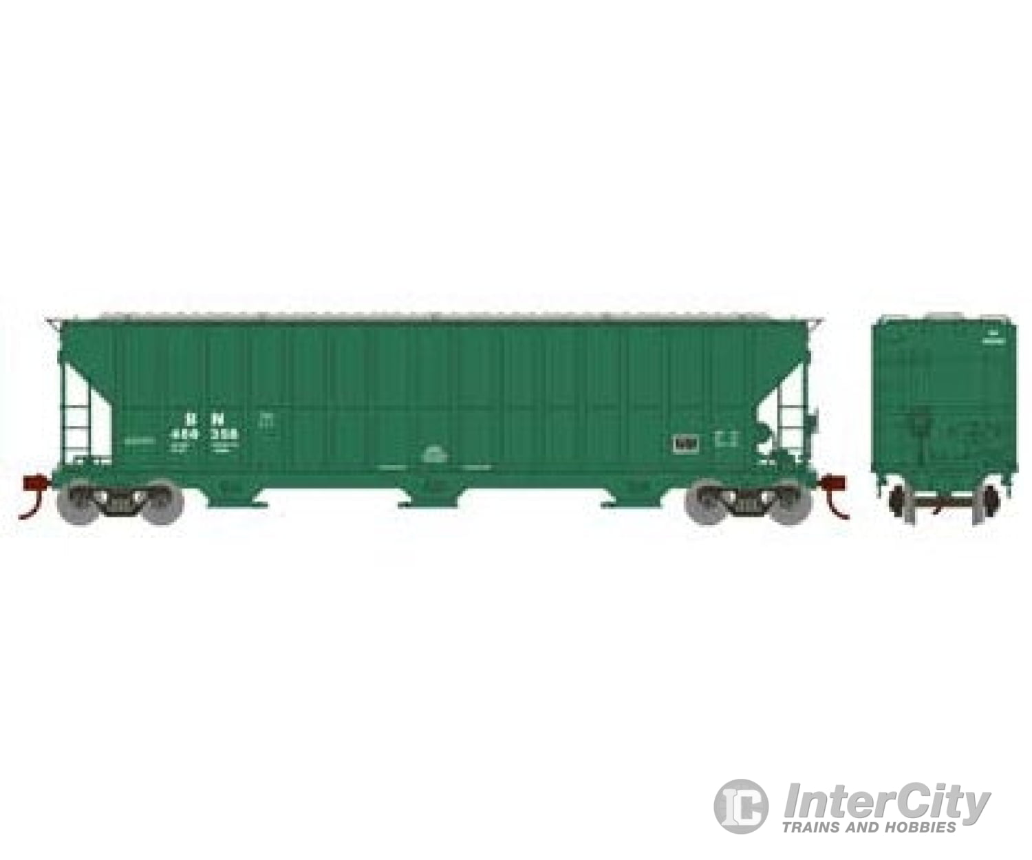 Athearn Ath81752 Ho Fmc 4700 Covered Hopper Bn/Bland 460358 Freight Cars