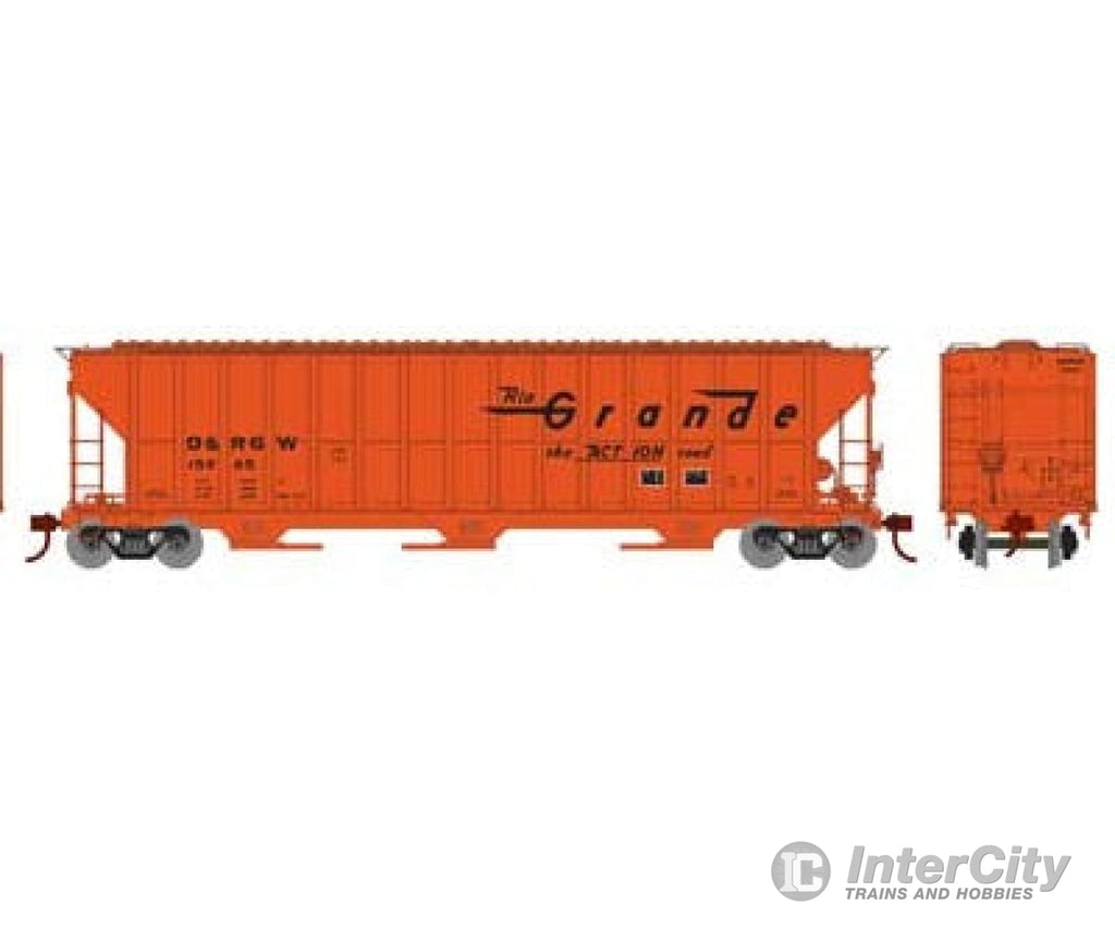 Athearn Ath81756 Ho Fmc 4700 Covered Hopper Bn/Bland 15665 Freight Cars