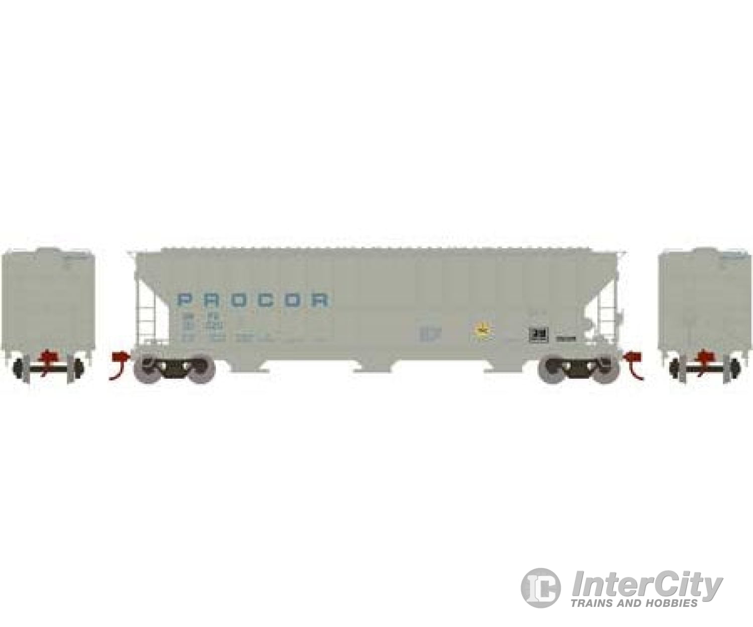 Athearn Ath82014 Ho Fmc 4700 Covered Hopper Procor Union Petroleum Co. 121020 Freight Cars