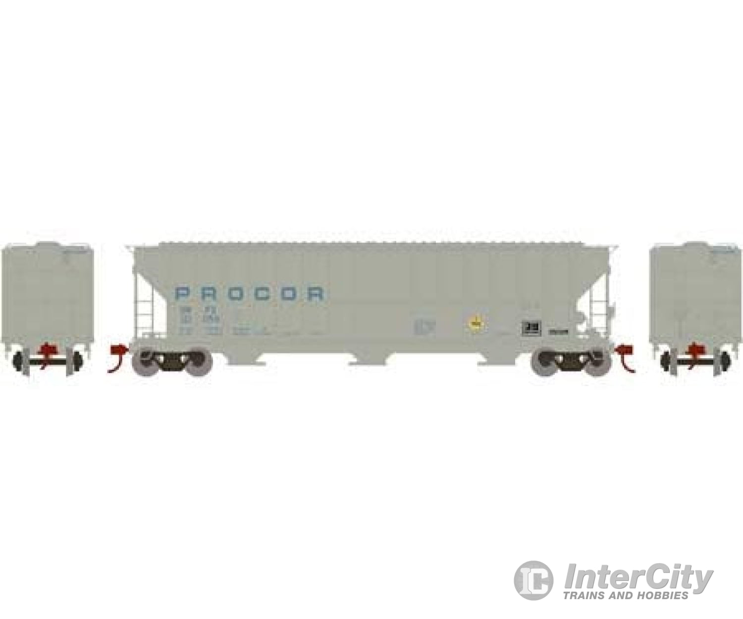 Athearn Ath82017 Ho Fmc 4700 Covered Hopper Procor Union Petroleum Co. 121059 Freight Cars