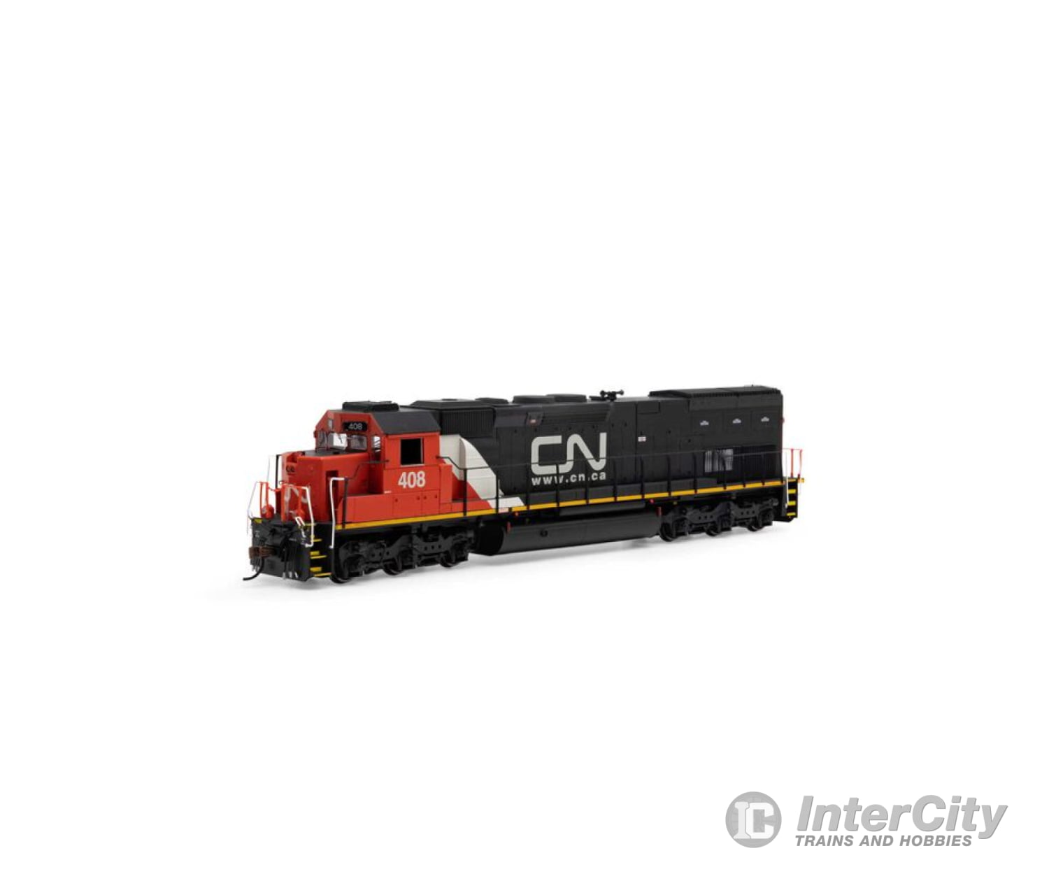 Athearn Ath86976 Ho Sd45T-2 Locomotive With Dcc & Sound Canadian National #406 Locomotives