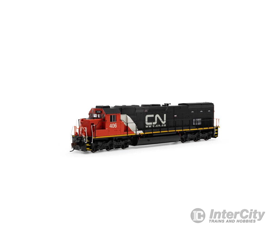 Athearn ATH86977 HO SD45T-2 Locomotive with DCC & Sound Canadian National #408 Locomotives