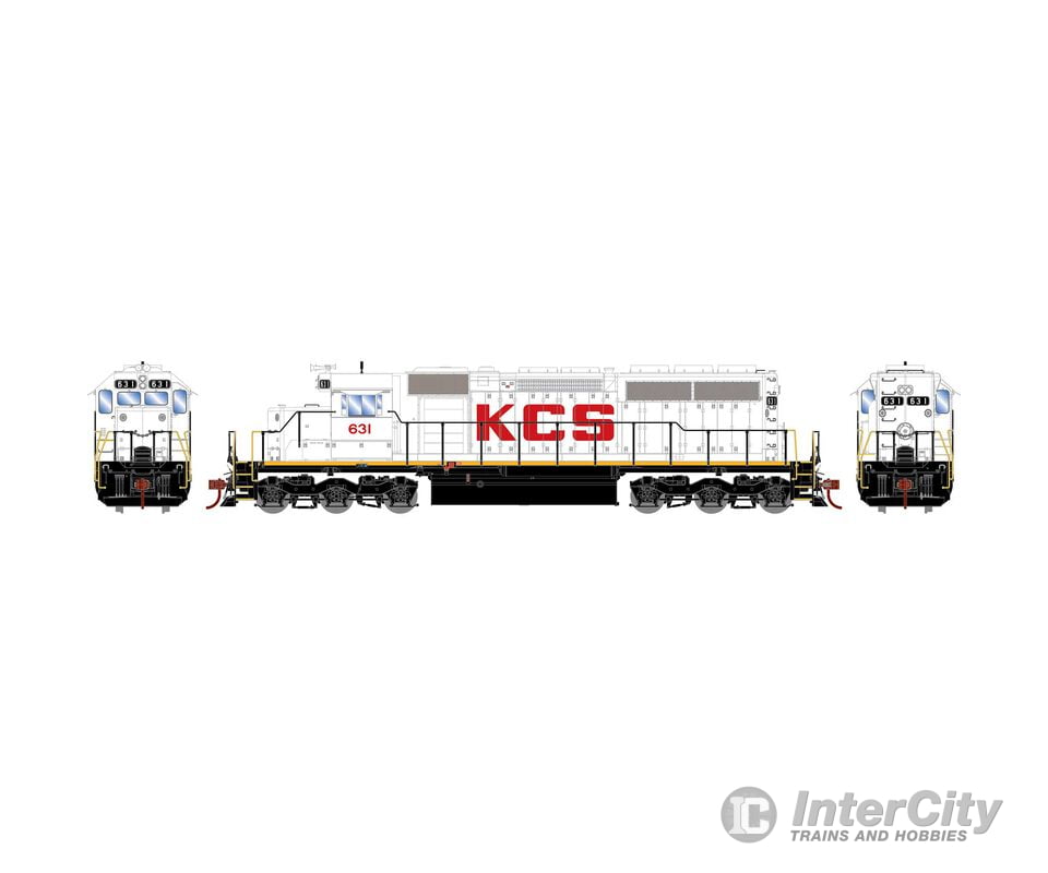 Athearn Ath87227 Ho Sd40 Locomotive Kansas City Southern #631 Locomotives