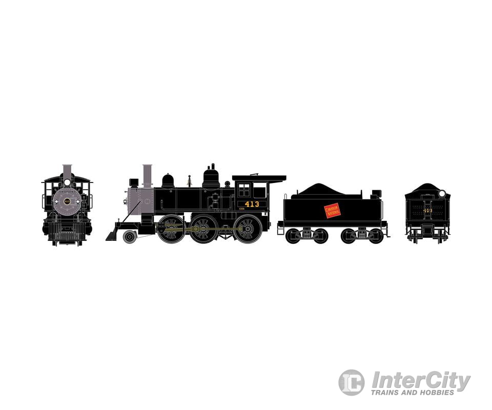 Athearn ATH87320 HO RTR Old Time 2-6-0 Mogul with DCC & Sound CN #413 Locomotives
