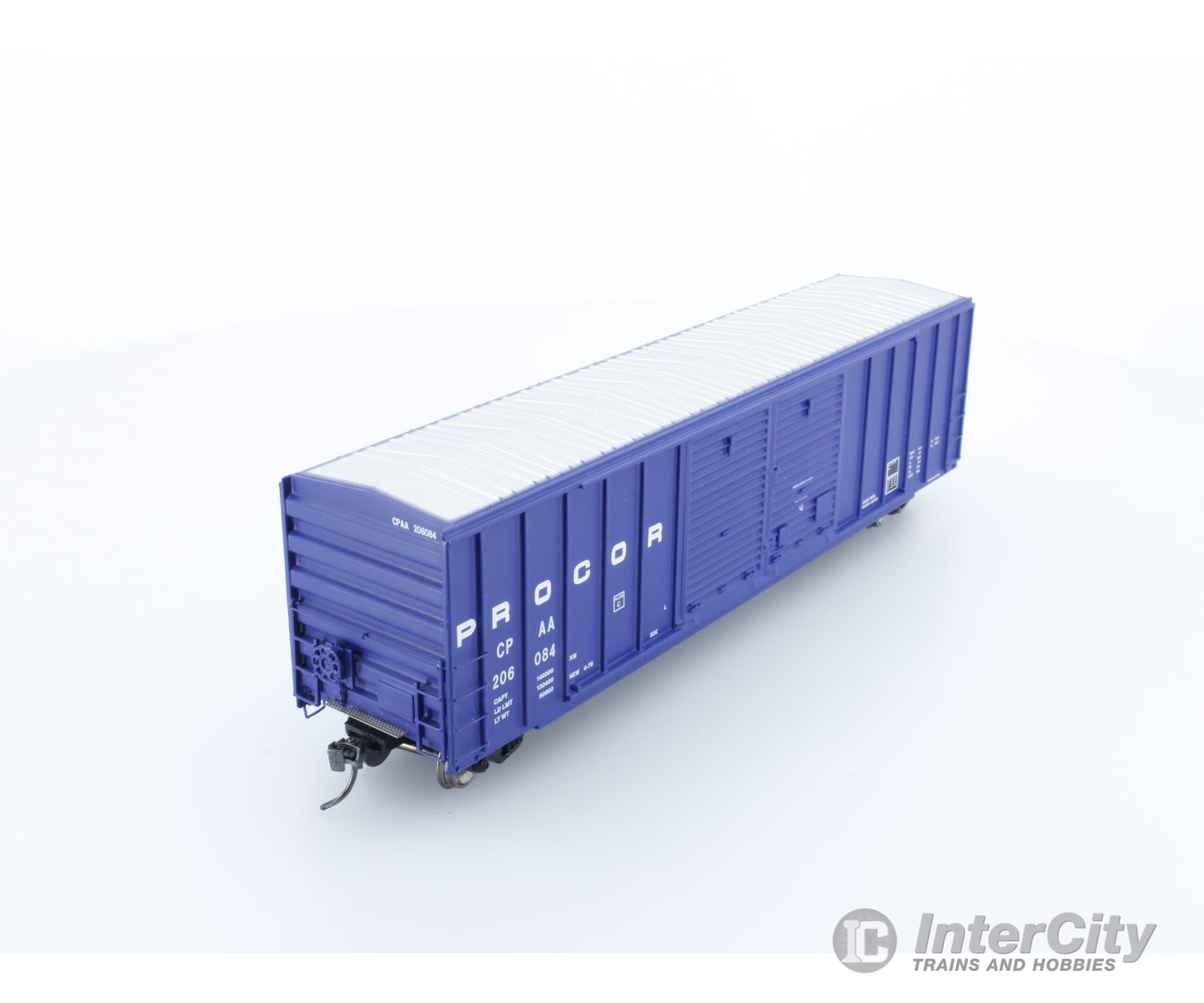 Athearn Ath87380 Ho 50 Foot Fmc Box Car Double Door Procor Ltd. 206084 Freight Cars