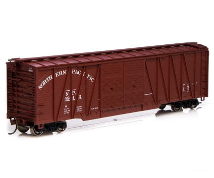 Athearn Ath90074 Ho 50 Foot Single Sheathed Box Car Northern Pacific 4810 Freight Cars