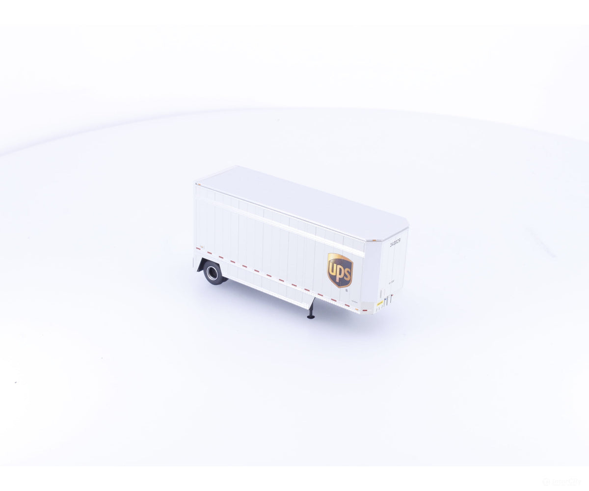 Athearn ATH90211 HO UPS w/Shield 28’ Parcel Trailer - Cars & Trucks