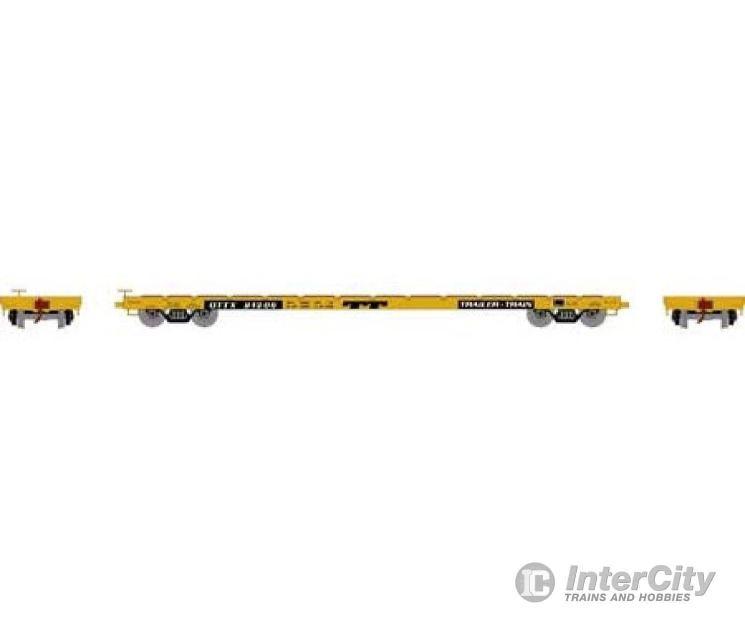 Athearn HO ATH97067 60' Flat Car, OTTX/Black Logo - Default Title (CH-140-97067)