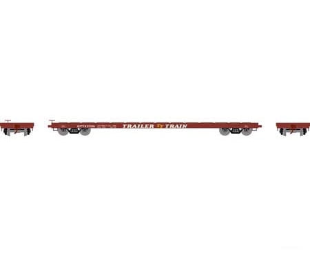 Athearn HO ATH97069 60' Flat Car, OTTX/Brown Logo - Default Title (CH-140-97069)