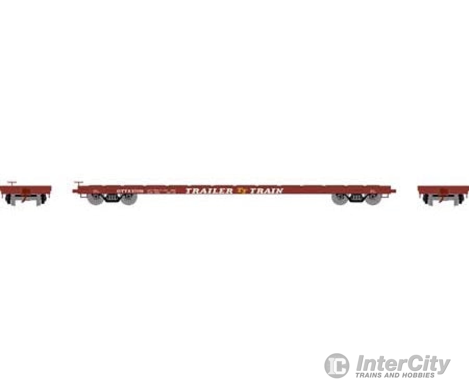 Athearn HO ATH97069 60' Flat Car, OTTX/Brown Logo - Default Title (CH-140-97069)