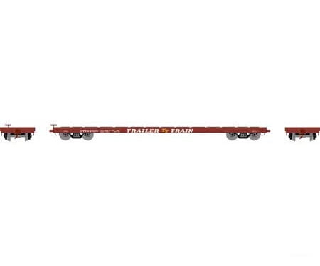 Athearn HO ATH97070 60' Flat Car, OTTX/Brown Logo - Default Title (CH-140-97070)