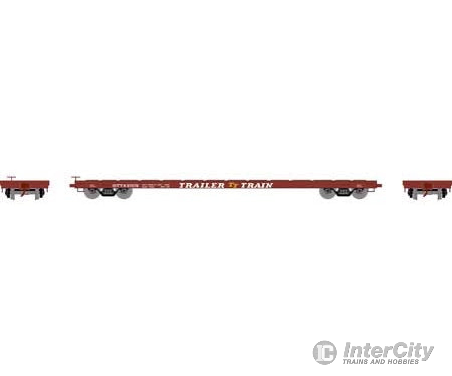 Athearn HO ATH97070 60' Flat Car, OTTX/Brown Logo - Default Title (CH-140-97070)