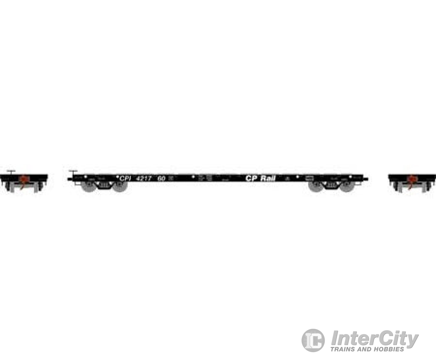 Athearn Ath97076 Ho 60 Foot Flat Car Cp Rail 421760 Freight Cars