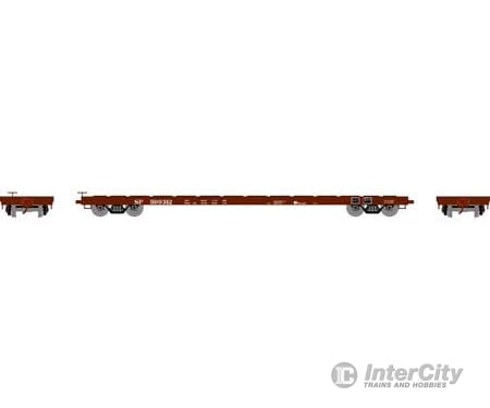 Athearn Ath97087 Ho 60 Foot Flat Car Sp 599312 Freight Cars