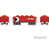 Athearn HO ATH97947 26' Ore Car Low Side w/Load, CP Rail/Red - Default Title (CH-140-97947)