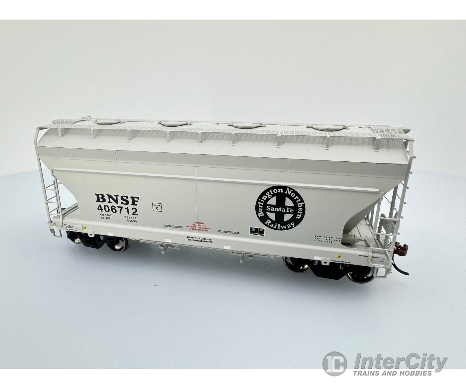 Athearn Ath98188 Ho Afc 2970 Bay Hopper Burlington Northern Santa Fe (Bnsf) 406712 Freight Cars