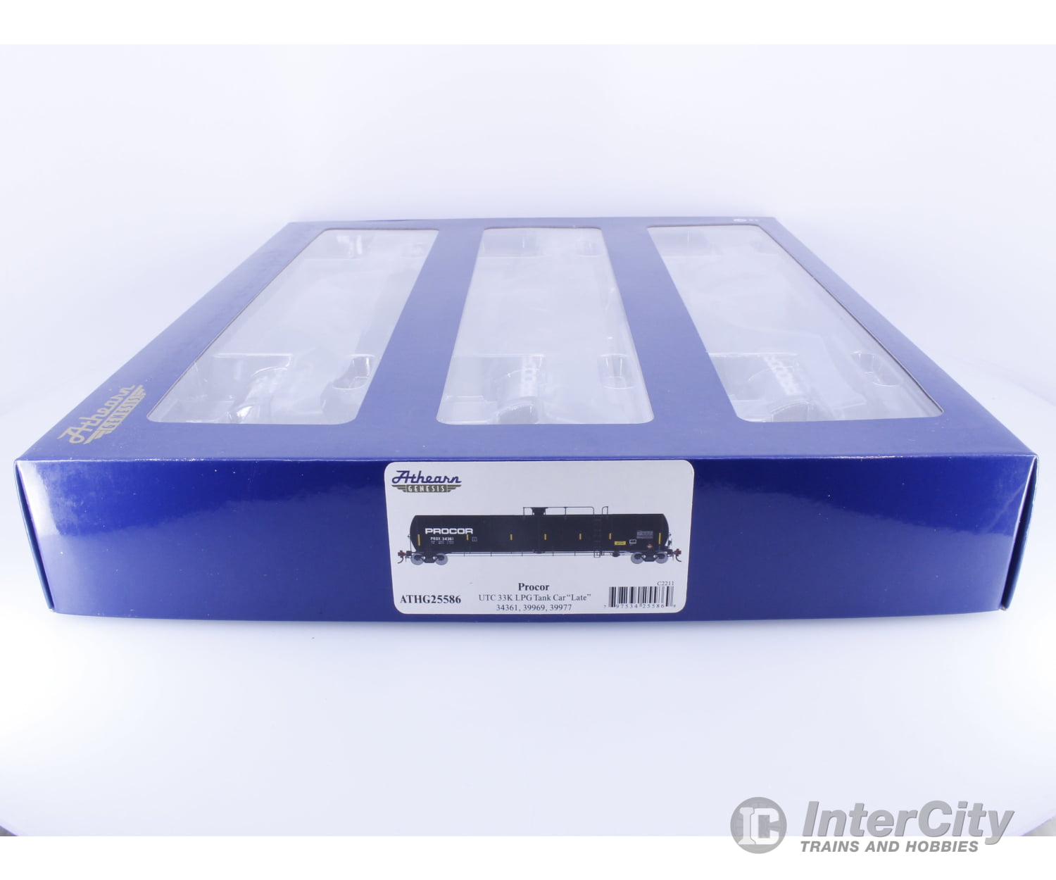 Athearn ATHG25586 HO UTC 33K LPG Tank Car 3 Pack Procor Leasing (PROX) 34361/39969/39977 Freight Cars