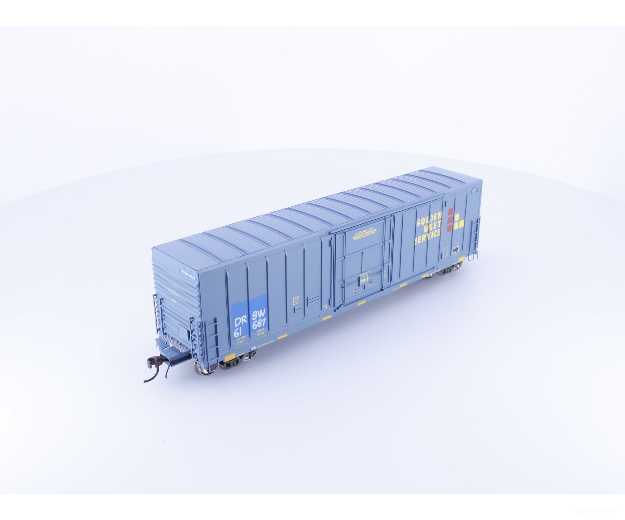 Athearn ATHG26887 HO 50’ PC&F Box Car 10’ Plug Door Denver and Rio Grande Western (DRGW) 61667 Freight Cars
