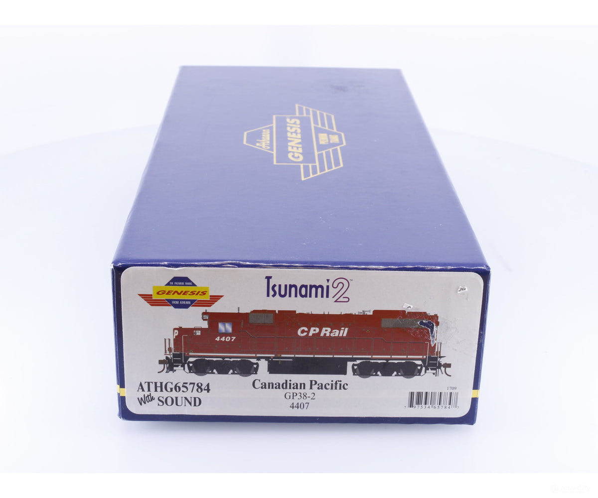 Athearn ATHG65784 HO GP38-2 Diesel Locomotive Canadian Pacific (CP) 4407 DCC & Sound - Locomotives