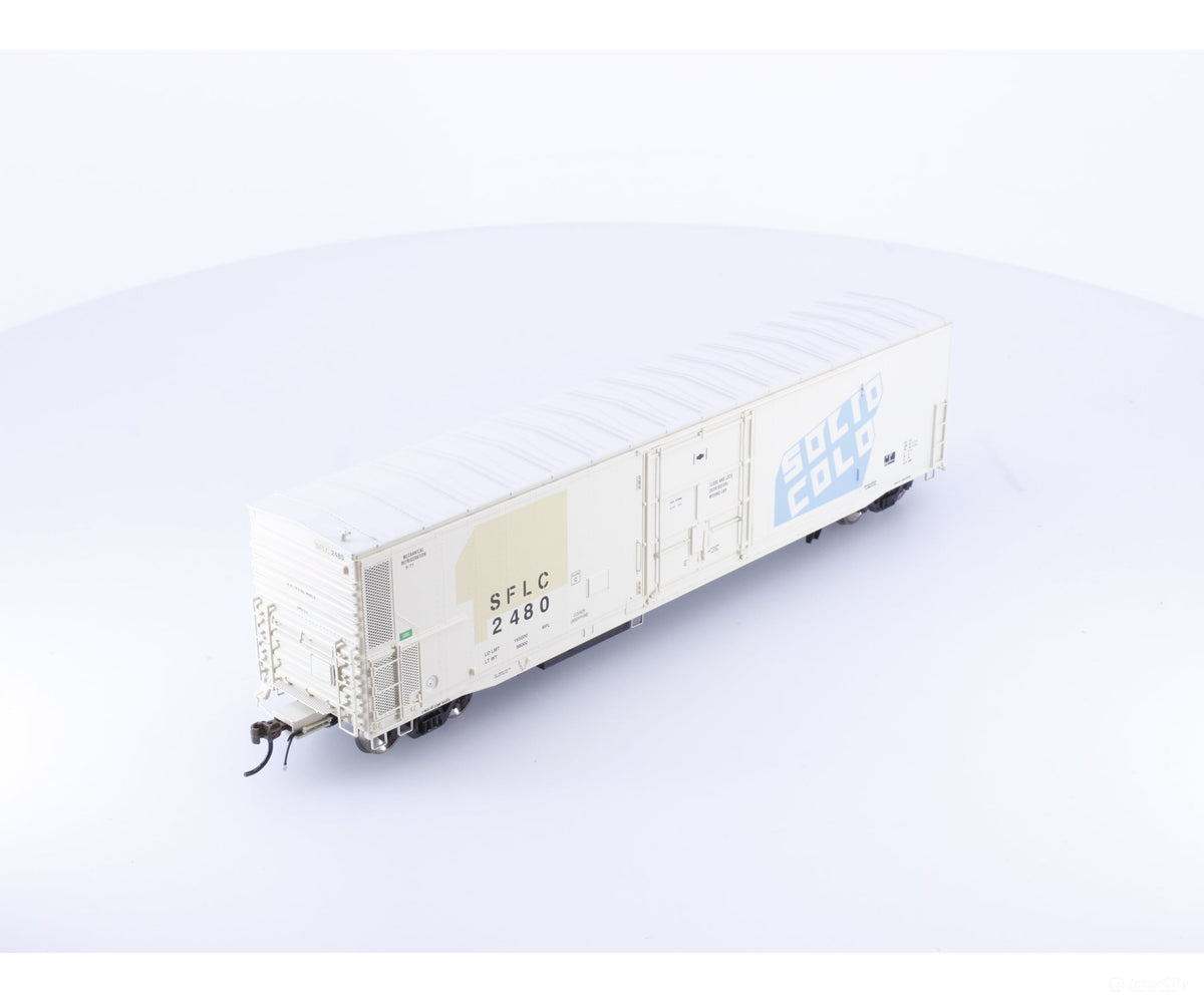 Athearn ATHG66416 HO 57’ FGE Mechanical Reefer Primed for Grime Series Santa Fe (SF) 2480 - Freight Cars
