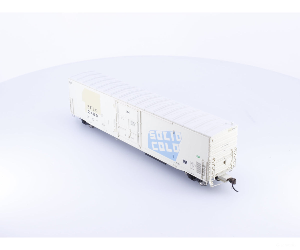 Athearn ATHG66416 HO 57’ FGE Mechanical Reefer Primed for Grime Series Santa Fe (SF) 2480 - Freight Cars