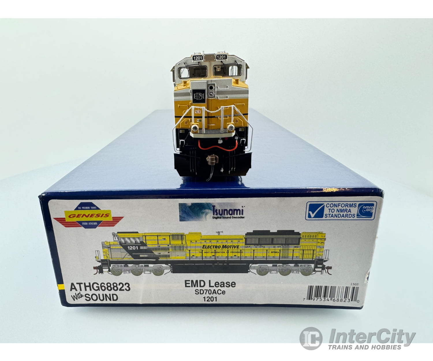 Athearn Athg68823 Ho Sd70Ace Emd Demonstrator (Emd) 1201 Dcc & Sound Locomotives