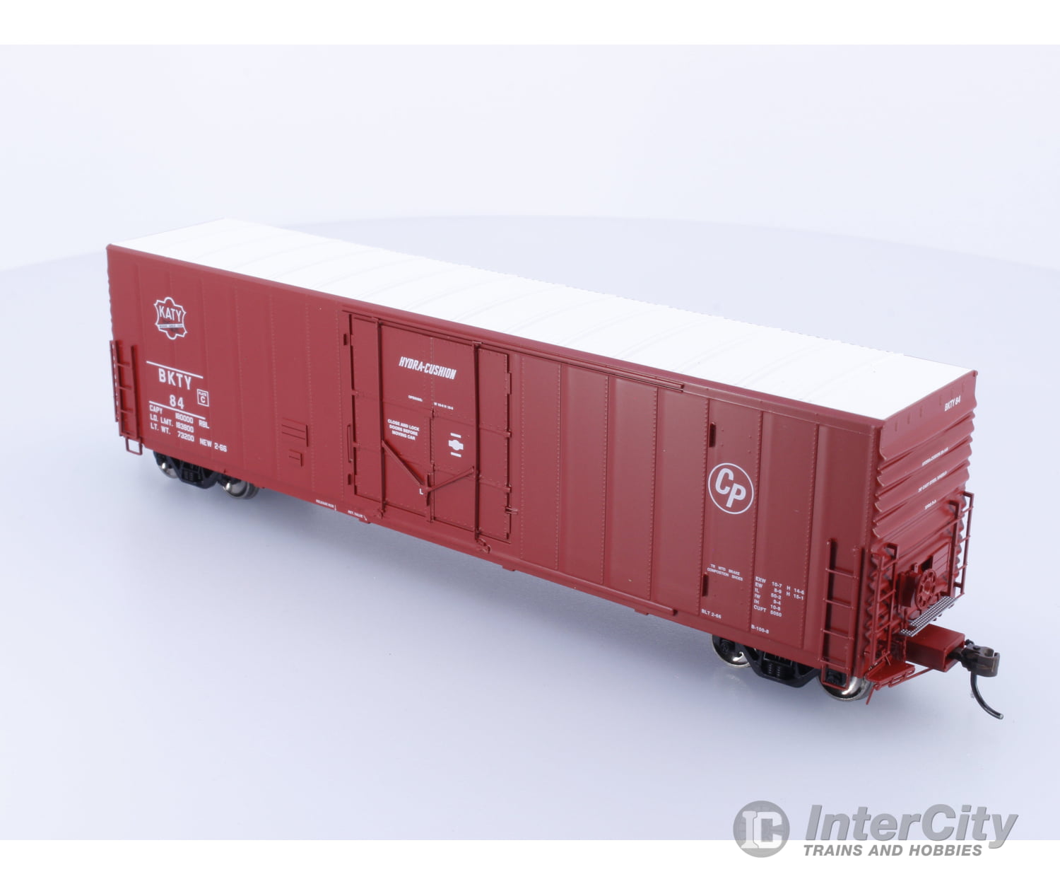 Athearn Athg68946 Ho 50’ Box Car 10’ Plug Door Missouri-Kansas-Texas (Mkt) 84 Freight Cars