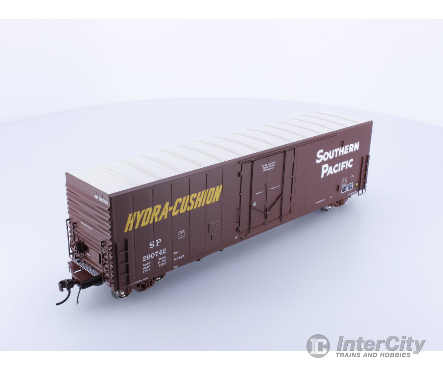 Athearn Athg68955 Ho 50’’ Pc&F Box Car 10’ Plug Door Southern Pacific (Sp) 290742 Freight Cars