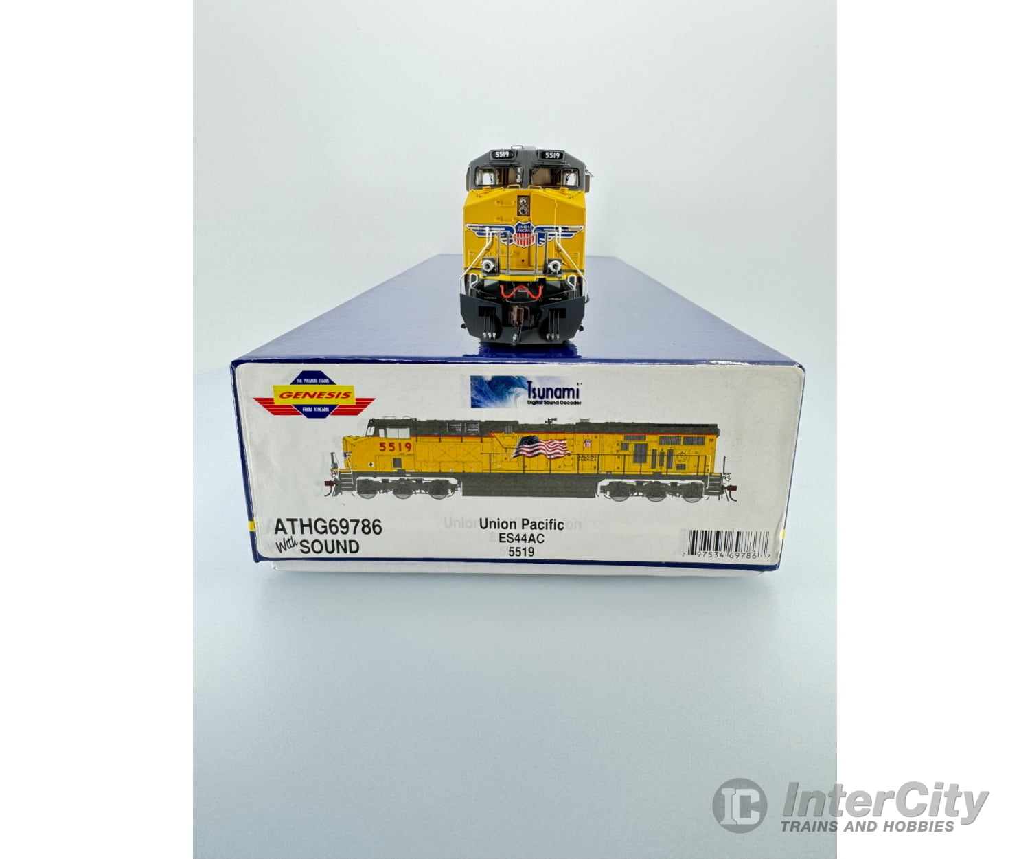 Athearn Athg69786 Ho Es44Ac Union Pacific (Up) 5519 Dcc & Sound Locomotives