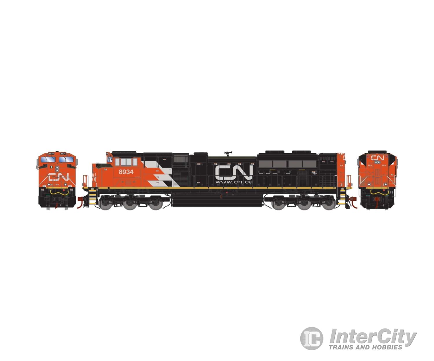 Athearn ATHG70682 HO G2 SD70M-2 w/DCC & Sound, CN-25/Heritage - Default Title (CH-140-70682)