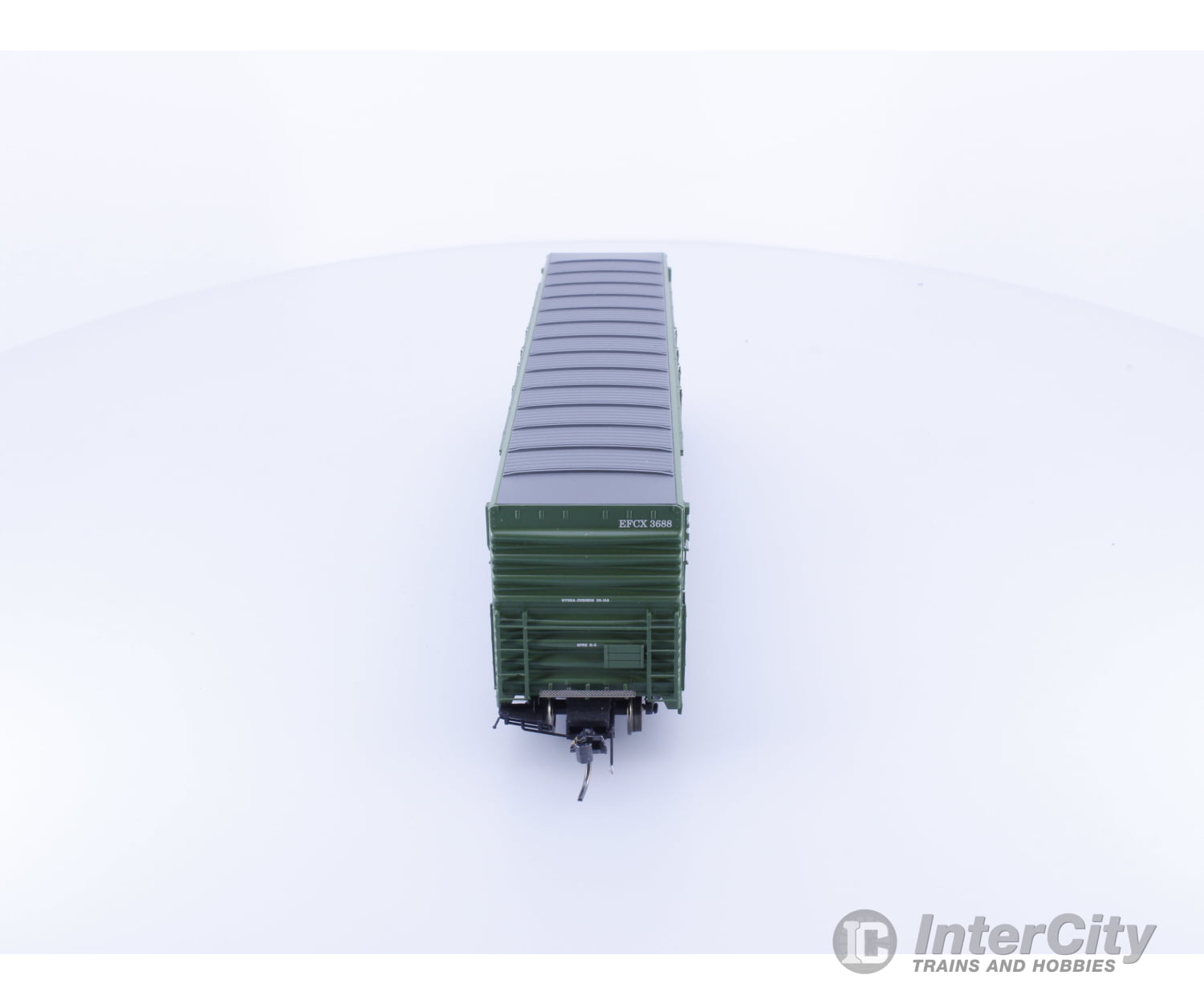 Athearn ATHG87970 HO Genesis 50’ PC&F Double YSD Plug Door Boxcar with COTS Evergreen Freight Car Corp 3688 Freight Cars