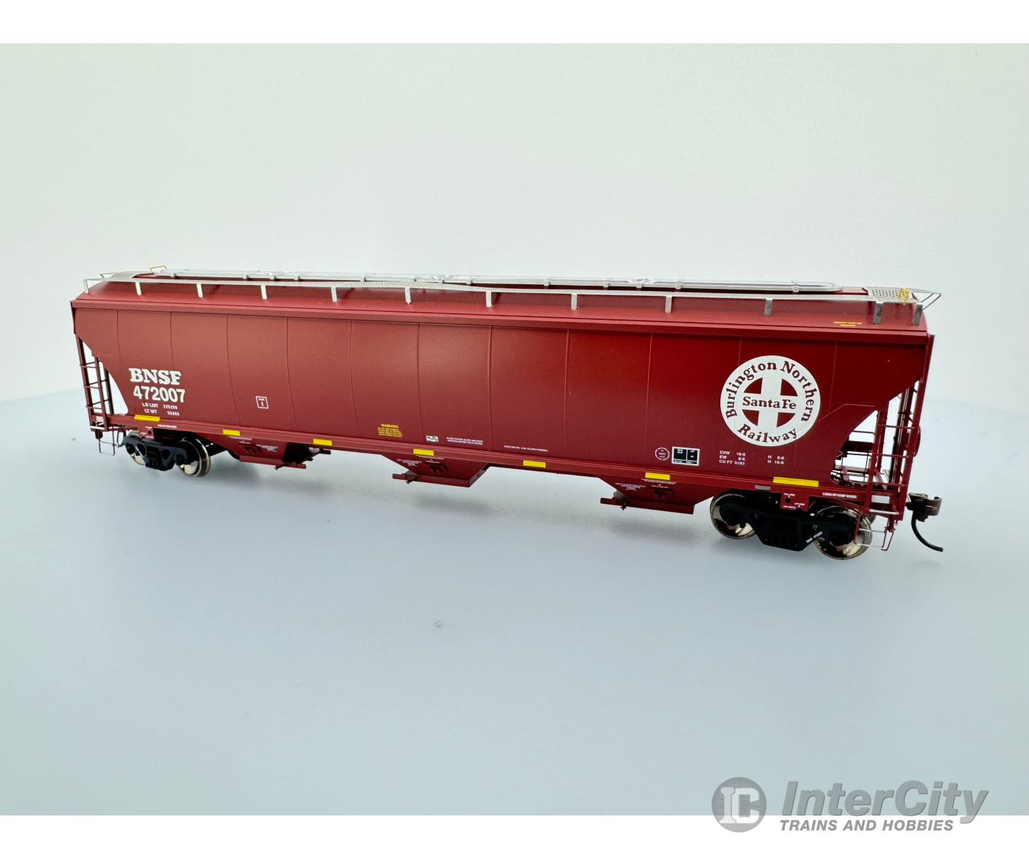 Athearn Athg90003 Ho Trinity Covered Hopper Burlington Northern Santa Fe (Bnsf) 472007 Freight Cars