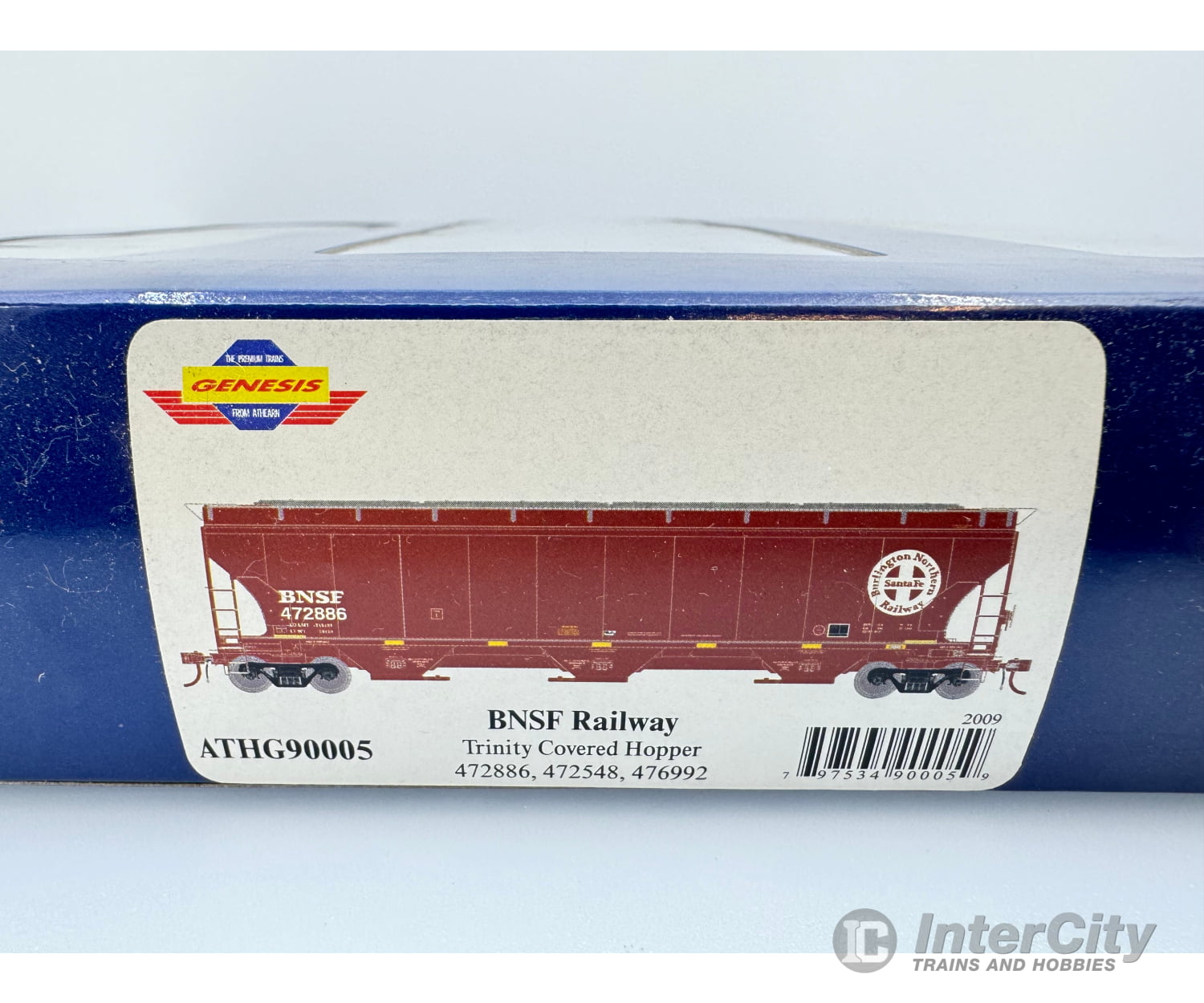 Athearn Athg90005 Ho Trinity Covered Hopper Burlington Northern Santa Fe (Bnsf) 472886 472548