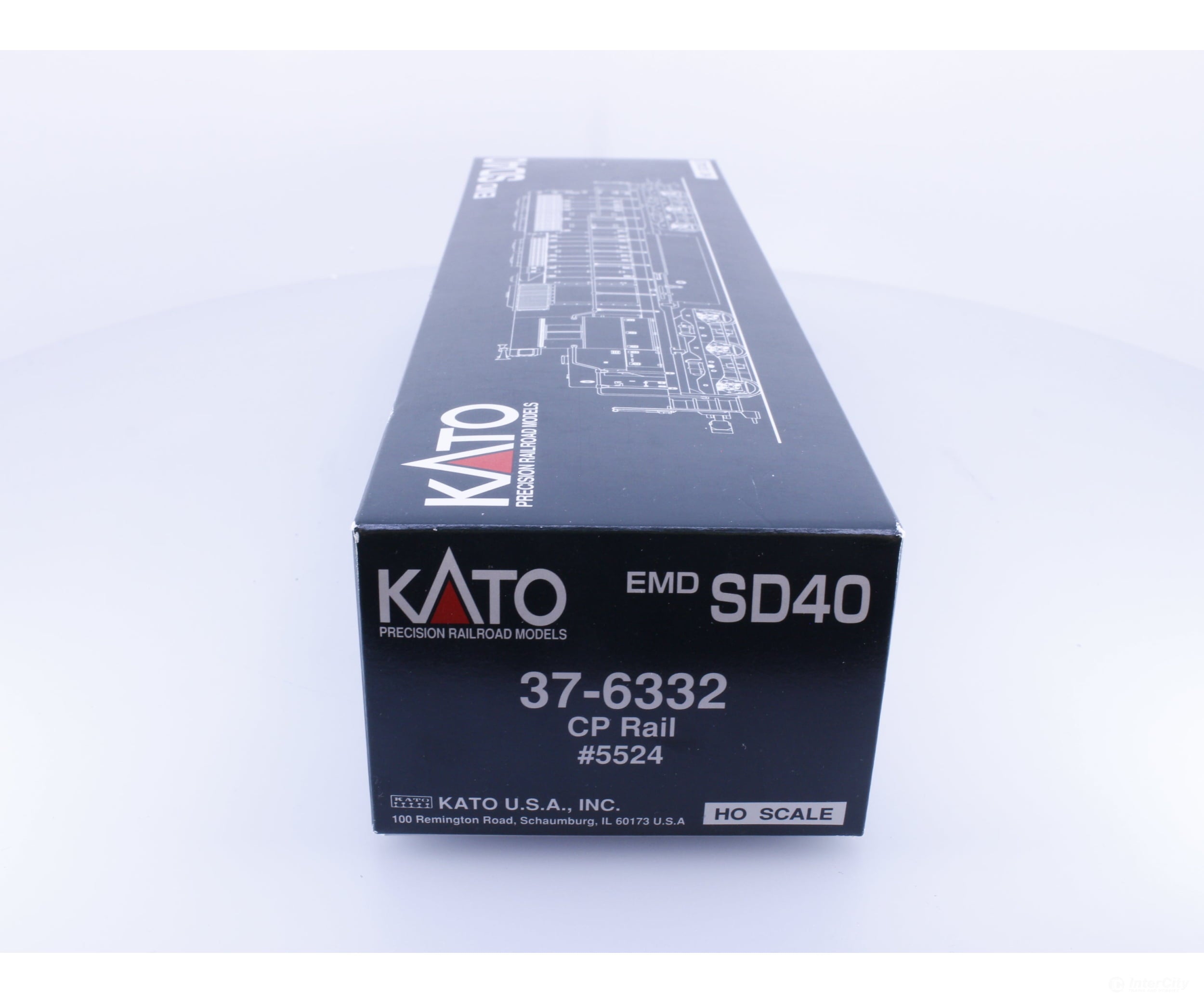 Athearn Bluebox 3043 HO EMD SD-40 Diesel Locomotive Custom Painted Port Washington Railway (PWR) 3043 DCC - Locomotives