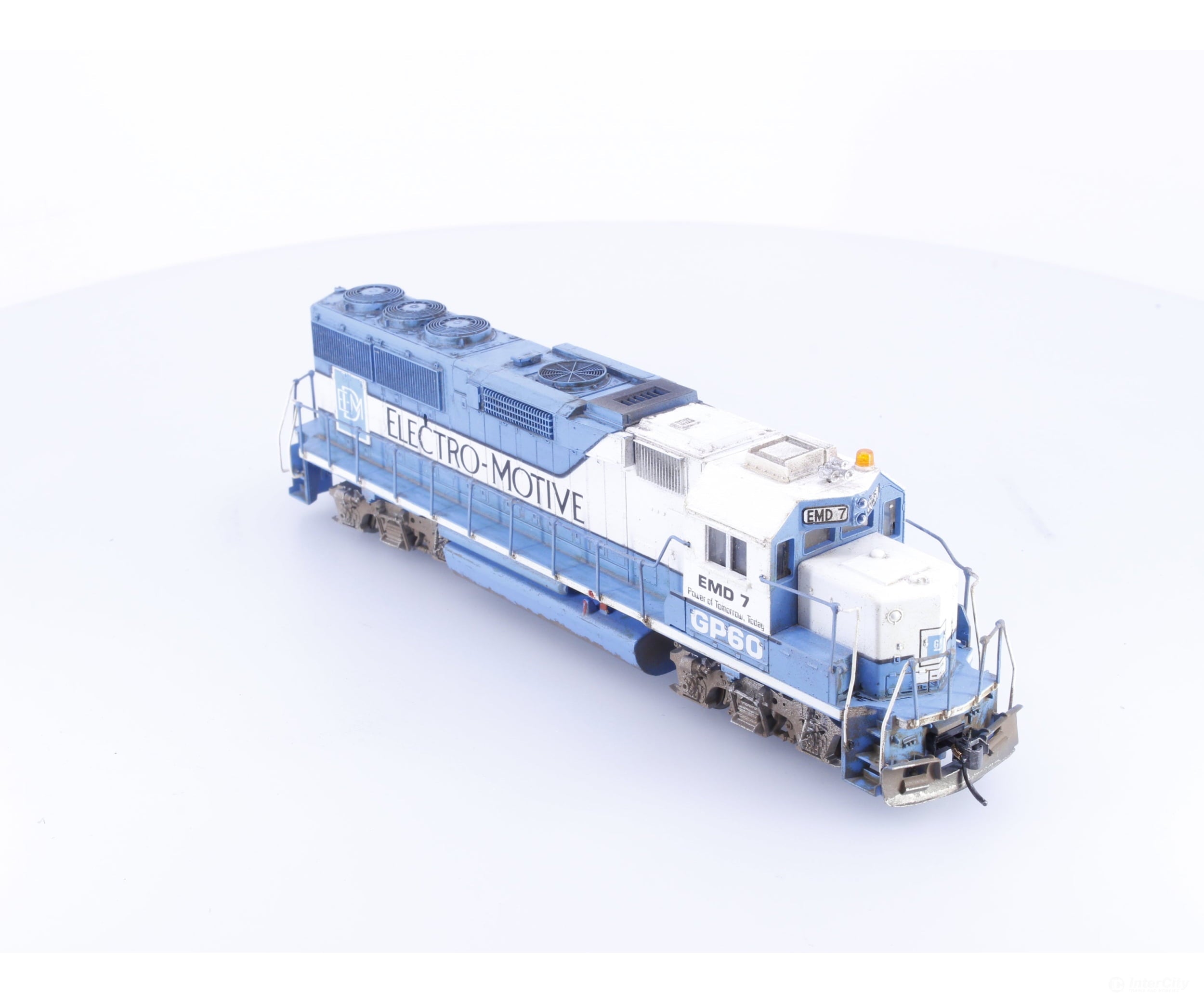 Athearn EMD7 HO GP60 Diesel Locomotive Digitrax DCC Weathered EMD Demonstrator (EMD) EMD 7 DCC - Locomotives